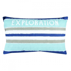 Ateliers du Linge cushion Exploration 30 x 50 cm