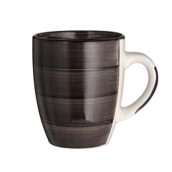 Mug, stoneware, black, approx. 11cmH