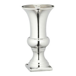Floor vase, silver, small, approx. 25cmH
