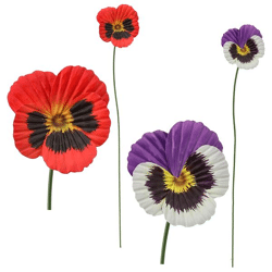 Garden plug poppy, 2/s, S, approx. 9x60cm