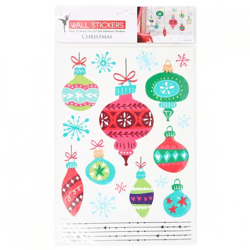 Muurstickers Kerst kerstbal 42 x 25 cm
