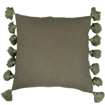 PTMD Kissen Dolly taupe 45 cm