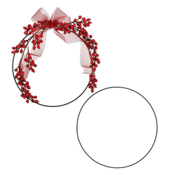 Hanging ring DIY, black, small, approx. 40cmD