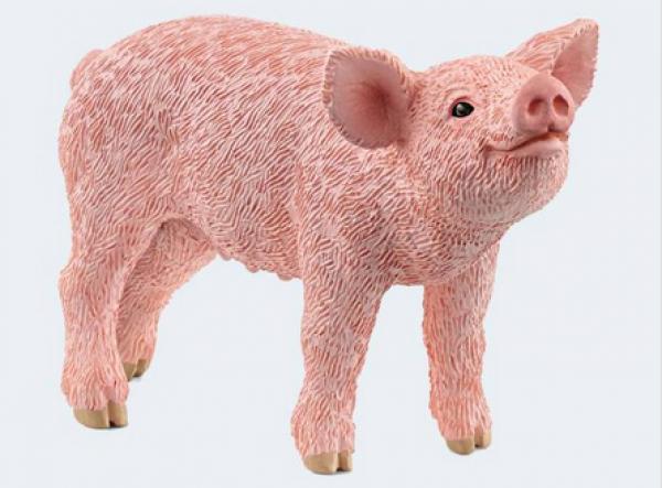 Schleich 13934 - Play figure, farm piglet standing