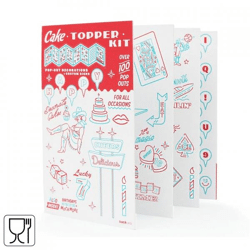 SuckUk cake decoration set 100-piece 20 cm