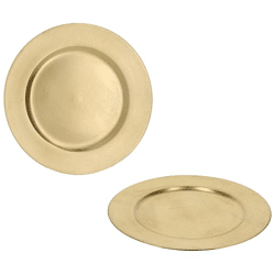 Decorative plate, gold, approx. 33 cmD