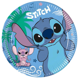 Disney Stitch - 8 paper plates - 20 cm