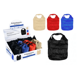 Shopping bag plain, foldable, 4/s