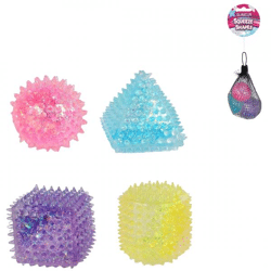 Glamour Squishy Anti-Stress-Ball 4 cm sortiert 3er-Set
