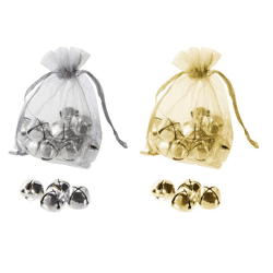 Bells, set of 16, 2/s, large, approx. 1.5cmD