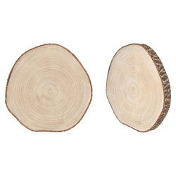 Wooden disk round, deluxe, approx. 44x44x4.5cm