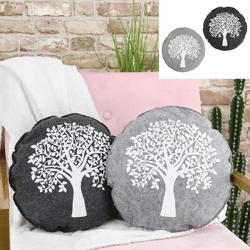 Cushion felt tree of life approx. 40cmD 2/s