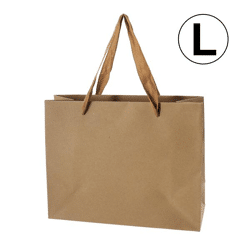 Kraft paper gift bag landscape L
