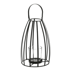 Lantern with handle, struts, cone, large, approx. 25cmH