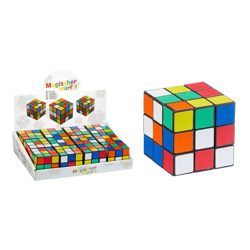 Magic cube , approx. 6x6cm , 12 pieces in display
