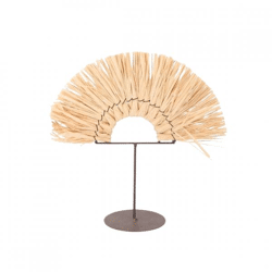 Ornament Raffia Boho natural 28 cm