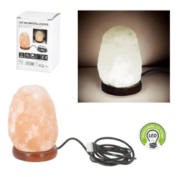 Salt crystal lamp, USB, approx. 11cmH