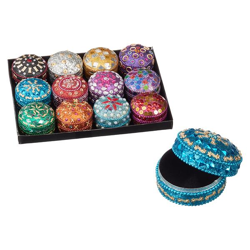 Jewelry box Orient round approx. 5,5cmD