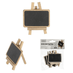 Easel chalkboard, set of 3, approx. 7x8cm