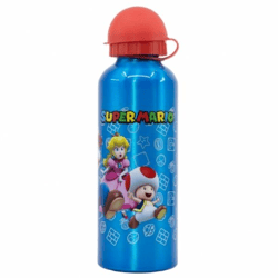 Super Mario - Aluminium Trinkflasche - 530 ml