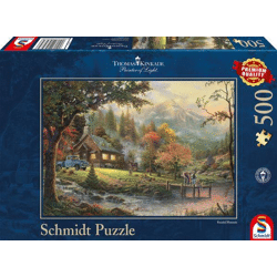 Thomas Kinkade - Idyll by the river - 500 piece jigsaw puzzle