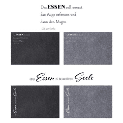 Tischset Filz mit Spruch 4/s Sort. 3 ca. 45x30cm 