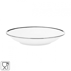 Vtwonen deep plate White Silver 25,5 cm