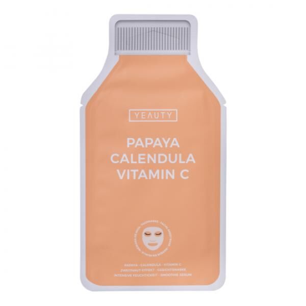 YEAUTY Tuchmaske Papaya-Calendula-Vitamin C