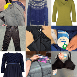 6,90 € Winterlicher Markenkleidung Mix Kategorie A B Kundenrücksendungen Damen Herren Boxware Top Marken Nike Adidas Puma Größen Mix Versand