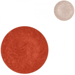 Decoration plate Melamine Shine orange/gold 22 cm 2 assorted