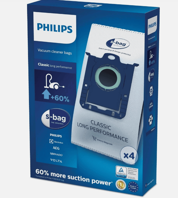 PHILIPS FC8021/03 s-bag Staubsaugerbeutel – Neuware