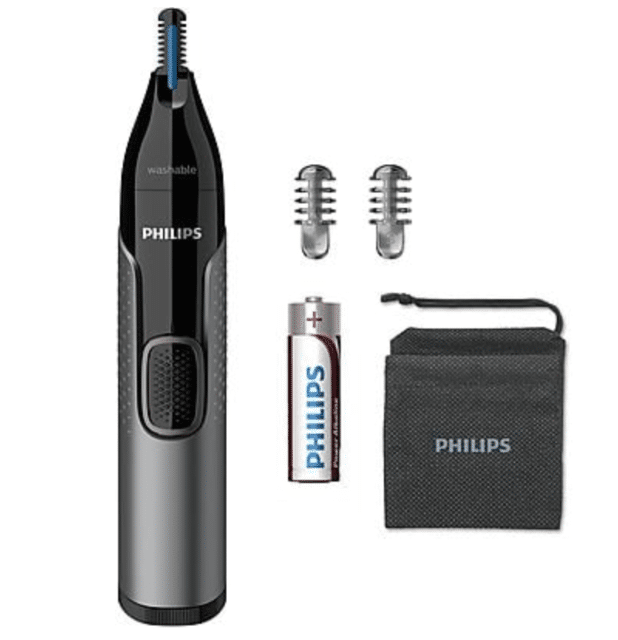PHILIPS NT3650/16 Nasen-, Ohren- & Augenbrauentrimmer – Präziser Grooming-Trimmer für komfortable Pflege