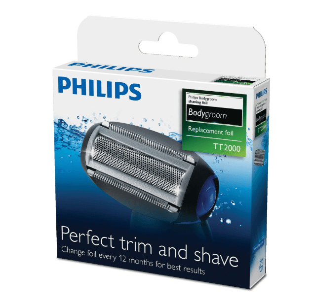 PHILIPS TT2000/43 Ersatzscherkopf – Original Ersatzteil für Philips Bodygroom Rasierer – Neuware