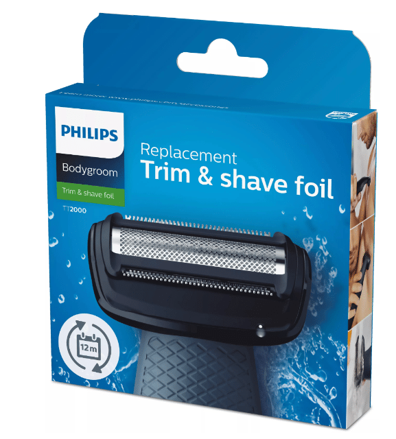 PHILIPS TT2000/43 Ersatzscherkopf – Original Ersatzteil für Philips Bodygroom Rasierer – Neuware