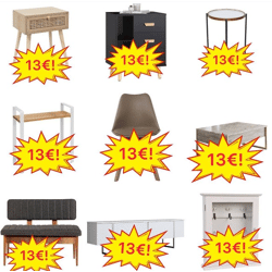 13 € Marken Möbel Mix Palette Kundenrücksendungen Kategorie A B C Stühle Tische Regale Schränke Kommoden Top Marken House Nordic Songmics FL