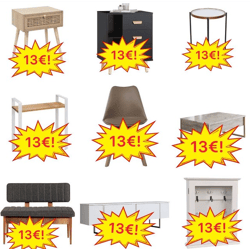 13 € Marken Möbel Mix Palette Kundenrücksendungen Kategorie A B C Stühle Tische Regale Schränke Kommoden Top Marken House Nordic Songmics FL