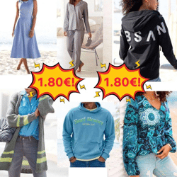 1,80 € Sommerbekleidung Mix Kategorie A Markenware aus deutschen Katalogen Damen und Herren Größen XS–XXXL Mindestbestellung ab 100 Stück Ve