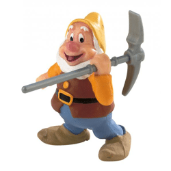 Bullyland 12478 - Disney Schneewittchen Spielfigur Zwerg Happy, 5,5cm