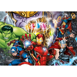 Clementoni 20181 - 104 Teile Brilliant Puzzle - Marvel