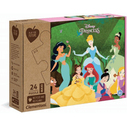 Clementoni 20257 - Princess - 24 Teile Puzzle -  Special Series Puzzle - Maxi Play for Future