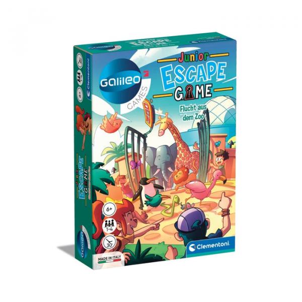 Clementoni 59338 - Galileo - Escape Game Junior - Escape from the zoo