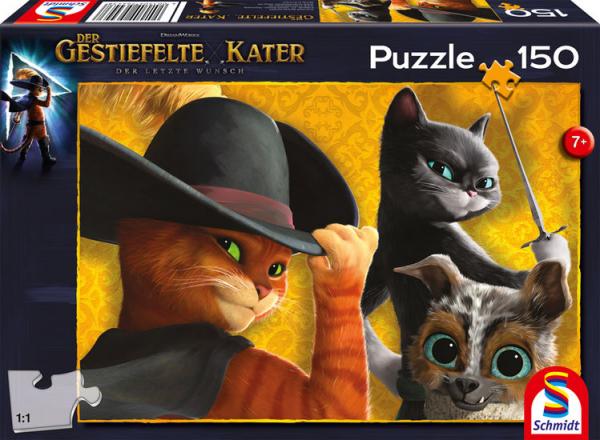 Der gestiefelte Kater - Der letzte Wunsch - 150 Teile Puzzle