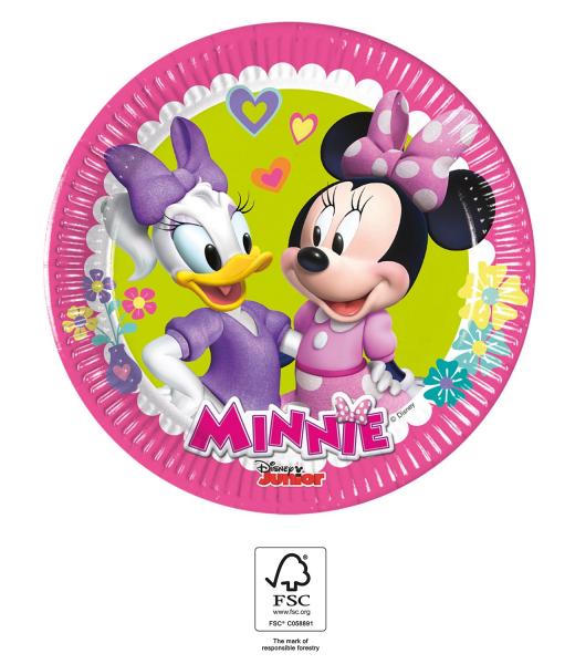 Disney Minnie Mouse - Happy Helpers - 8 Pappteller 20 cm