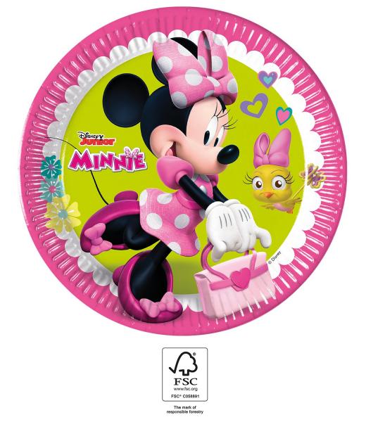 Disney Minnie Mouse - Happy Helpers - 8 Pappteller 23 cm