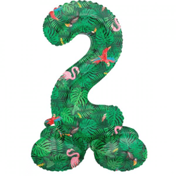 Folat foil balloon standing 2 Jungle vibe 41 cm