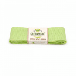 Greenminds Farbband Baumwolle grün 2 m