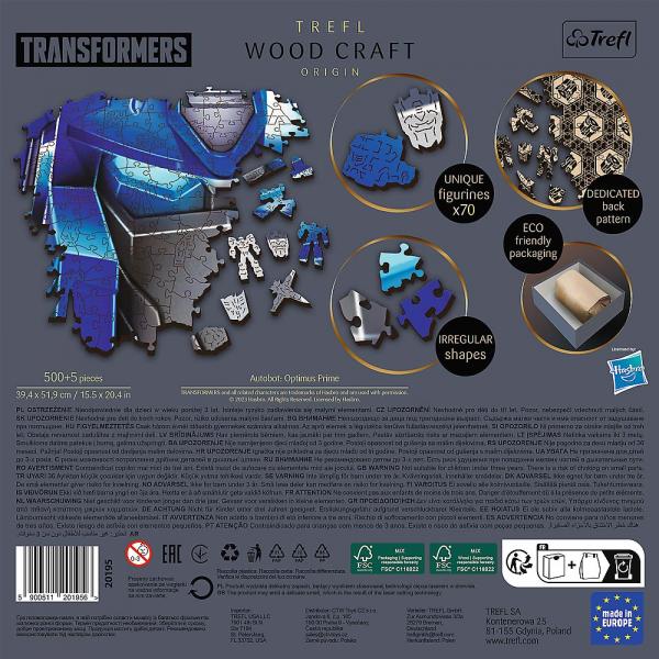 Hasbro Transformers - Holz Puzzle 500+1 Teile