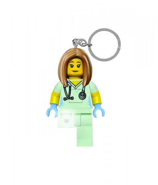 LEGO Classic - Krankenschwester Schl&uuml;sselanh&auml;nger mit Taschenlampe