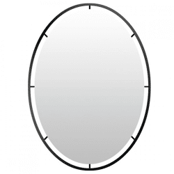 Len-Fra wall mirror Salem black 80 cm