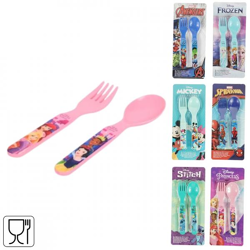 License children's cutlery 2-piece 13.5 cm 6 assorted
